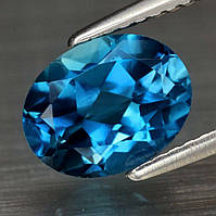 Топаз  Natural London Blue Topaz 2.28ct 9x7mm