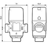 Термостатичний клапан від опіків 3/4" Afriso ATM 333 T=35-60°C Rp 3/4" DN20 Kvs 1,6 змішувальний (1233310), фото 6