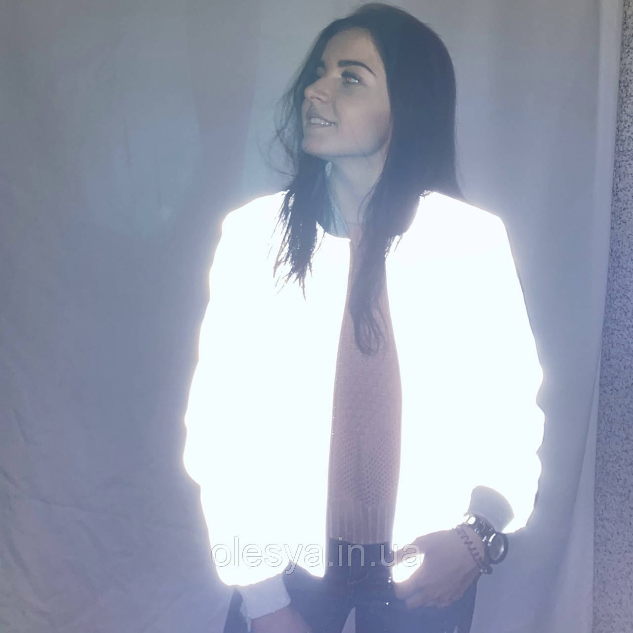 Молодіжна світловідбивна куртка вітровка "Віка1". Розміри 42, 44 Тренд сезону!, фото 1