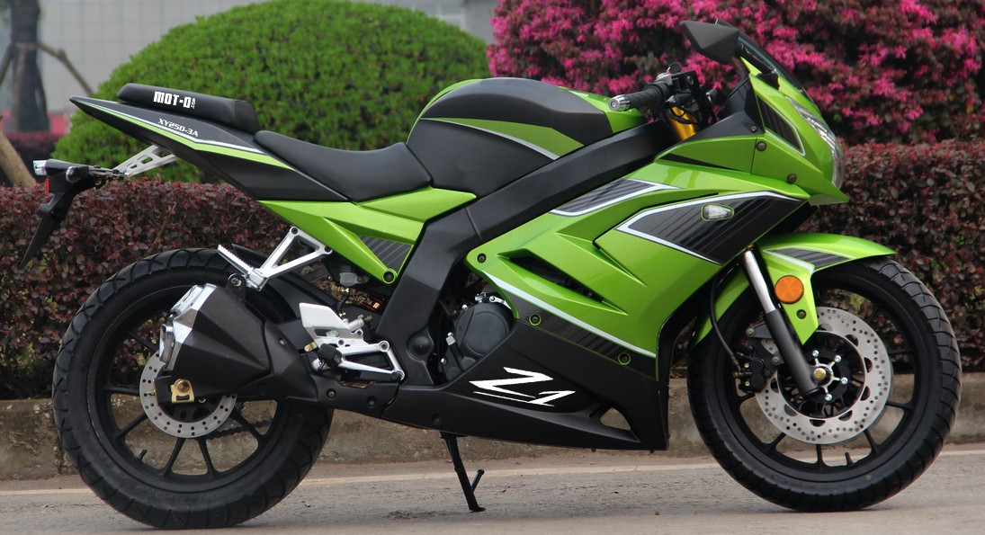 Мотоцикл Shineray  Z1 250 Lemon Green Pearl