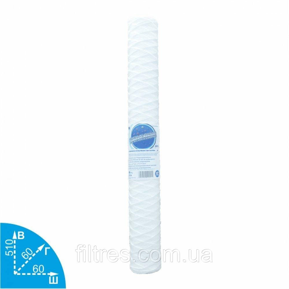 Aquafilter FCPP50-slim L - Картридж з поліпропіленового шнура 50 мікрон