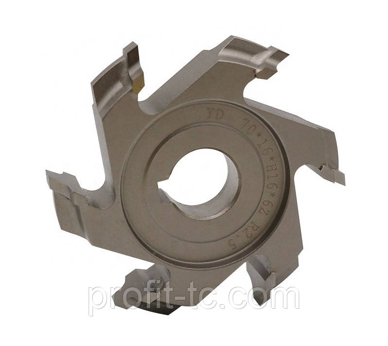 Фреза для крайкообличччяних верстатів KDT/WDMAX 70х16хH16х6Z-R2.5, фото 1