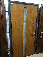 Вхідні металеві двері Стіларт SteelArt КОТЕДЖ 950 L ДУБ 3D КALE+склопакет