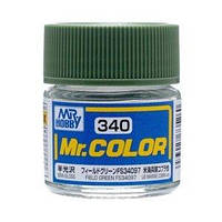 Польовий зелений напівглянсовий 10 мл. MR.COLOR C340