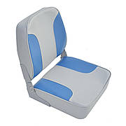 Сидіння складне сіро-синє низька спинка AquaL 1001202