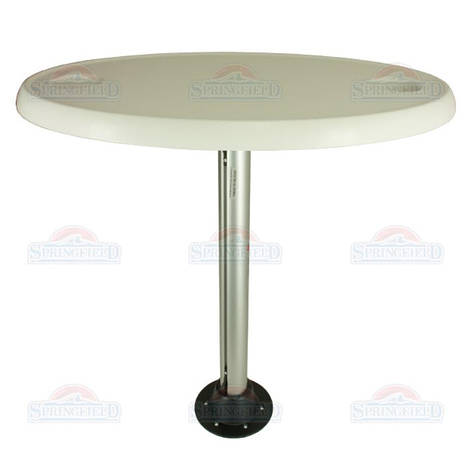 SF стіл овальний 45х76см комплект підставу пластик, фото 1