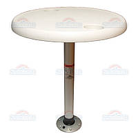 SF комплект стол круглый, диаметр 68см основание алюминий с замком