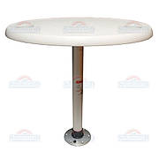 SF комплект стіл овальний 45х76см підставу алюміній з замком 1690106