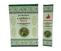 Благовония Базилик Аюрведик 15 шт (Masala incense Basil Ayurvedic)