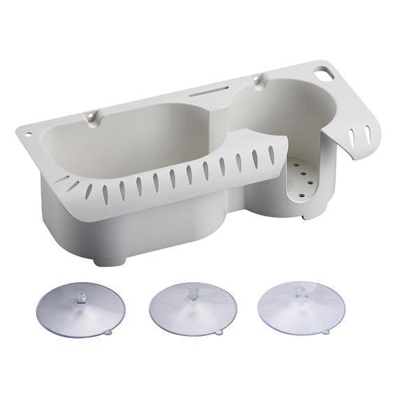 Ящик пластиковий на присосках з підсклянником C12240