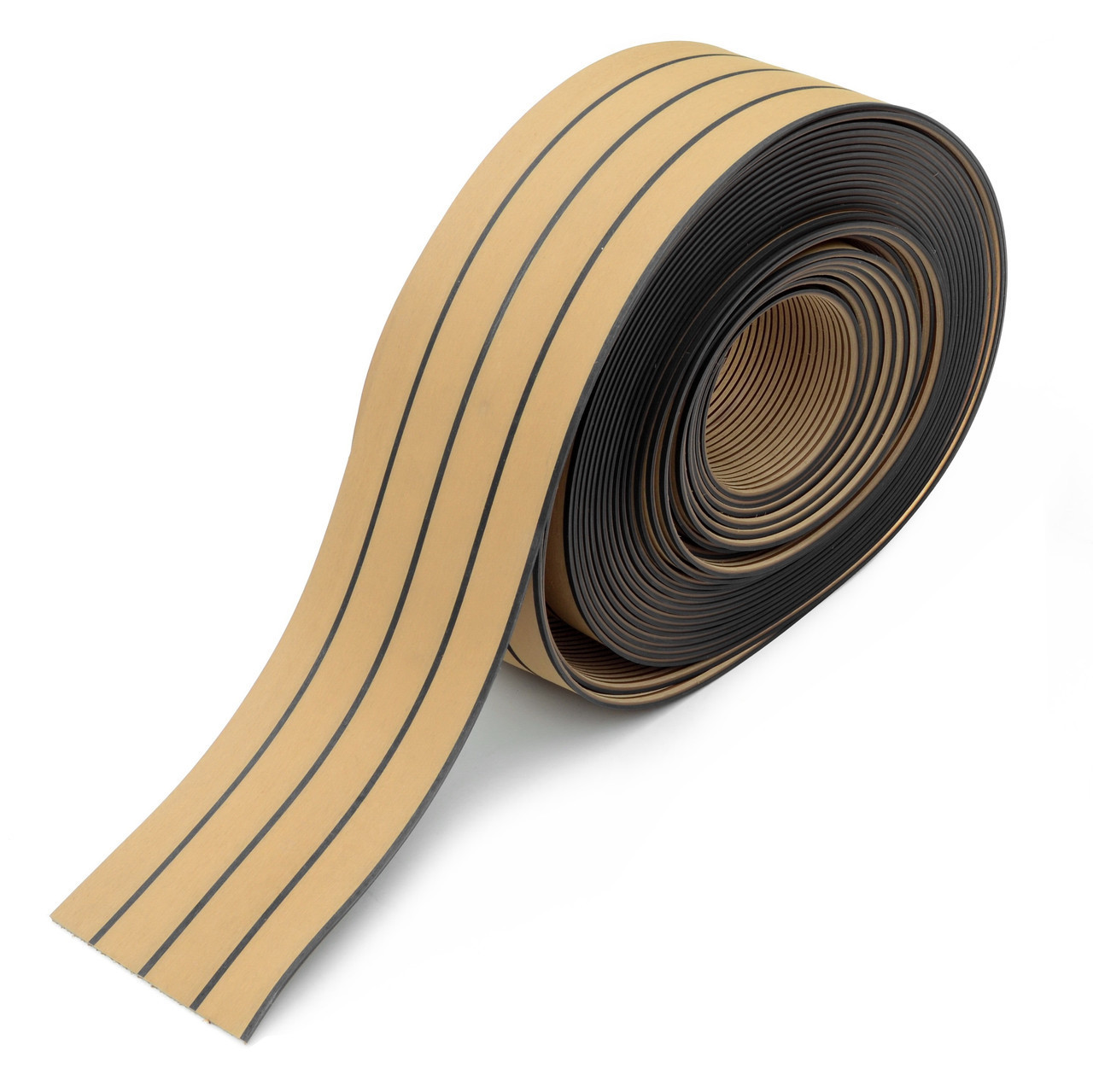 ПВХ Штучний тик NKK колір ТВК, чорна смуга, 0,2х1м N9