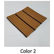 EVA штучною тик Color 2 (колір світло-коричневий, чорна смуга)