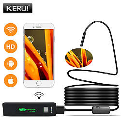 Ендоскоп Wifi бороскоп 2 м камера Kerui 1200p HD