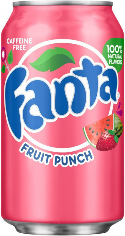 Fanta Fruit Punch Фанта Полуниця Кавун