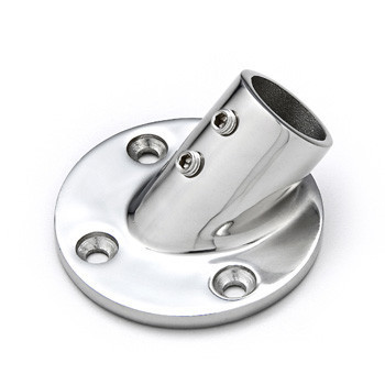 Деталь для леера, опора 45 градусів 25мм ZK0203B