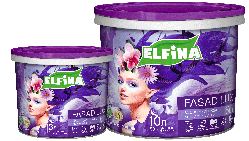 Фарба фасадна ТМ "ELFINA" "Фасад LUX" 3 л., 4,2 кг