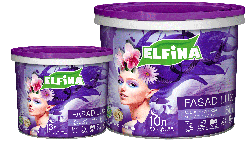 Фарба фасадна ТМ "ELFINA" "Фасад LUX" 5 л., 7 кг.