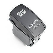 Перемикач ROCKET 5P ON-OFF синій LED 10 YuJ