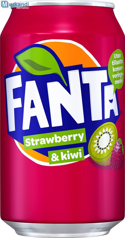 Fanta Strawberry & Kiwi Фанта Полуниця Ківі