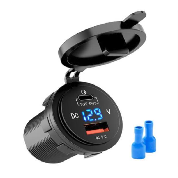 USB зарядка і зарядка тип С QC3,0 A2026