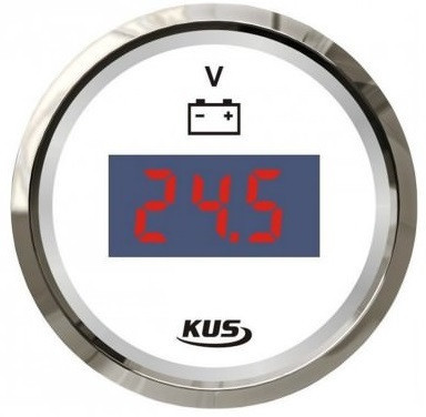 Вольтметр Wema (Kus) цифровий білий Китай K-Y23100