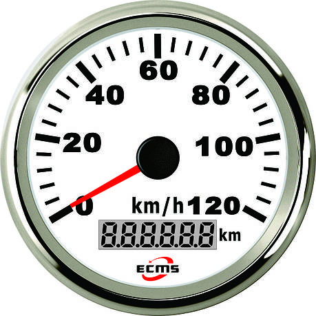 GPS спідометр ECMS (білий) 900-00076, фото 1