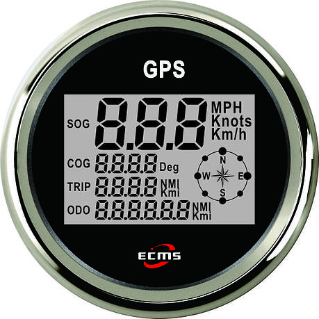 GPS спідометр мультиекран ECMS (чорний) 900-00034, фото 1
