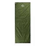 Спальний мішок Nature Hike MINI ULTRA LIGHT збільшений розмір 205х85см, вага 1 кг, 8-15 ℃ зелений