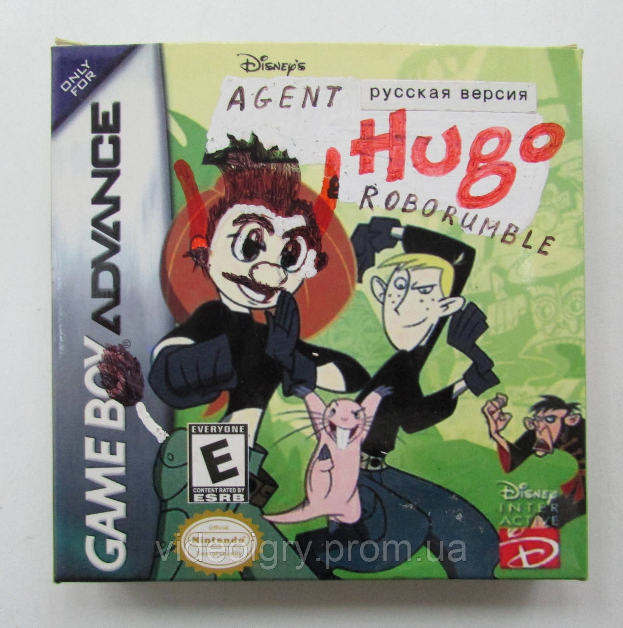 Agent Hugo : Roborumble картридж Game Boy Advance (GBA)