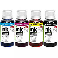 Комплект чернил CW Canon GI-490, G1400, G2400, G3400, BK/C/M/Y, 4x100 мл (CW-CP490/CW490SET01)