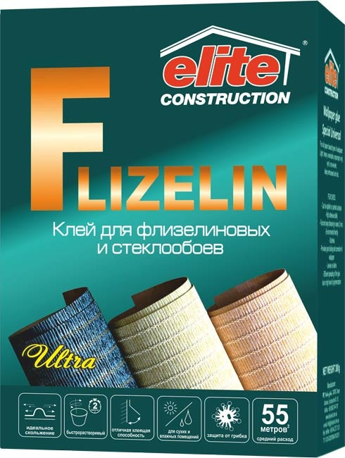 Клей для шпалер ELITE ФЛІЗЕЛІН ULTRA (300 гр.) (28)