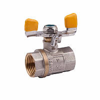 Кран шаровой Valve 1/2" (гг) бабочка