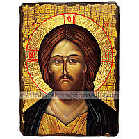 Икона Спаситель, Иисус Христос ,икона на дереве 130х170 мм