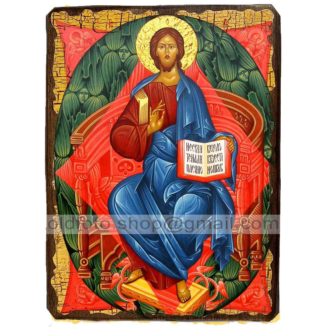 Ікона Спас у Силах, Спаситель, Ісус Христос ,ікона на дереві 130х170 мм