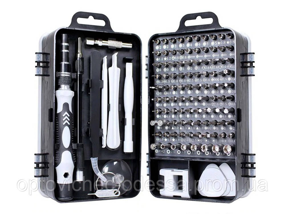 Набір викруток Vastar 115 в 1 для ремонту електроніки 115 в 1 Чорний Хіт продажу!