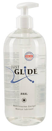 Анальний лубрикант на водній основі Just Glide Anal, 500 мл, фото 1
