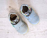 Дитячі демісезонні черевики колір блакитний розмір 21 Groovy №364-2vis, фото 3