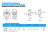 Клапан ESBE для сонячних систем VTS552 50-75°C G1" DN20 kvs 3,2 термостатичний змішувальний (Эсбе 31740200), фото 3