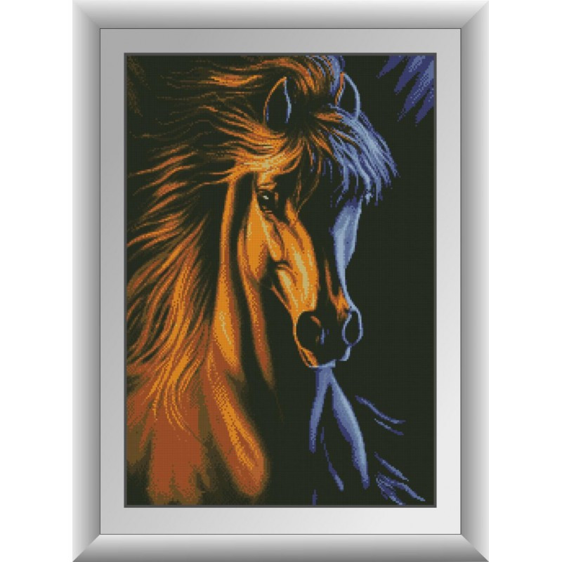 Набір алмазної мозаїки Лід і полум'я Dream Art 30010 (47 х 68 см)