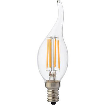 Лампа Світлодіодна "Filament flame — 4" 4 W-свічка на вітрі Е14 2700 К