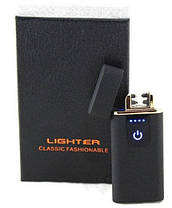 Запальничка USB дугова електроімпульсна HLV ZA-750 Black, фото 6