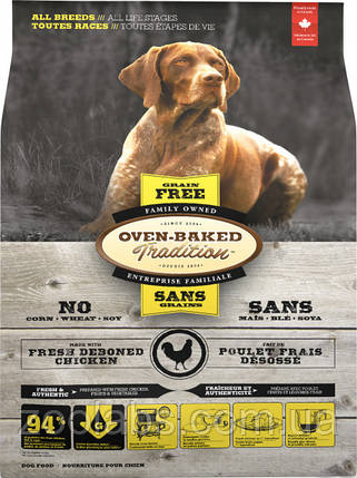 Корм Oven Baked Tradition для собак беззерновой з куркою | Oven Baked Tradition Dog Grain Free Chicken 11,34, фото 1