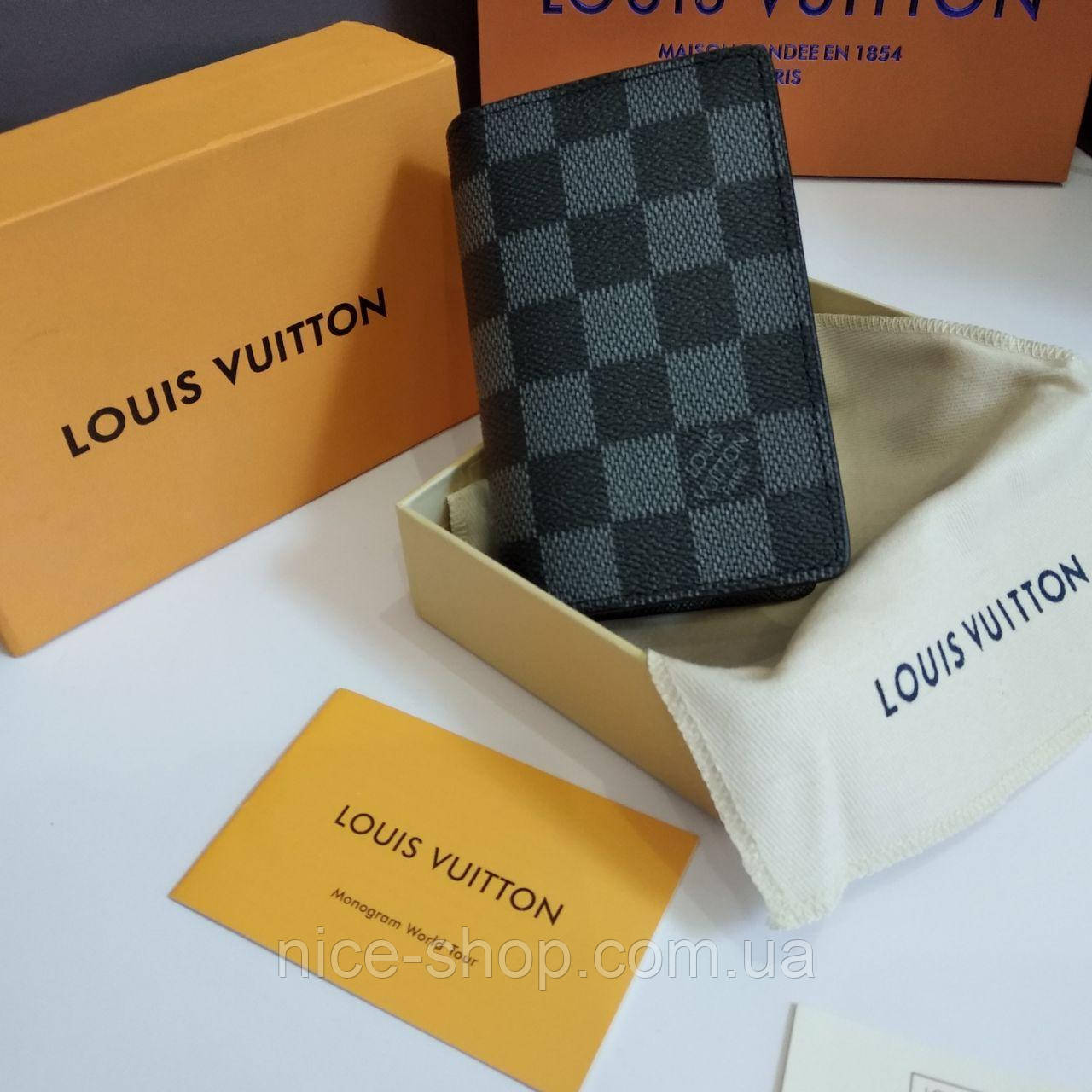Візитниця-картхолдер Louis Vuitton шкіра в коробці