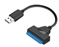 Кабель с USB 2.0 на SATA питание конвертер адаптер переходник до SSD HDD 2.5 винчестер карман