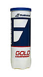 М'ячі тенісні Babolat Gold Championship X4 501084/113 (ящик 18 банок), фото 3