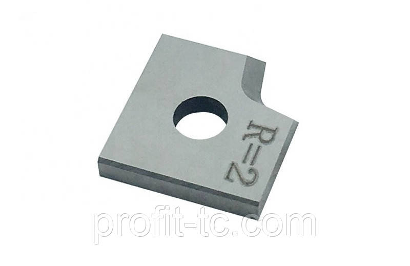Твердосплавний ніж 15X13X2мм-R1.5-L, фото 1