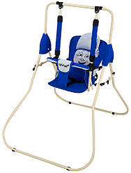 Гойдалка Babyroom Casper синій / світло-сірий