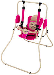 Гойдалка Babyroom Casper малиновий / світло-бежевий