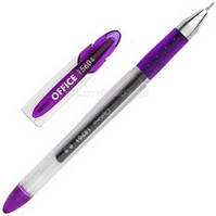 Ручка гелева OPTIMA O15604-12 OFFICE 0,5мм фіолетова (12)