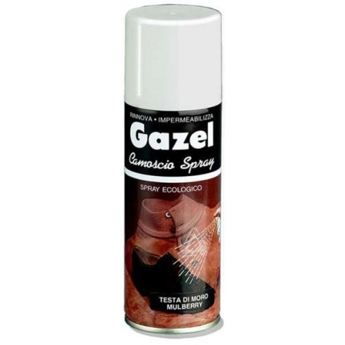 Аерозольна фарба для замші та нубука бордова Gazel 200ml